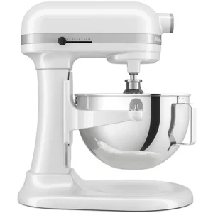 KitchenAid 5KSM55SXXEWH Heavy Duty Küchenmaschine Weiß – 5,2L Leistung und zeitloses Design